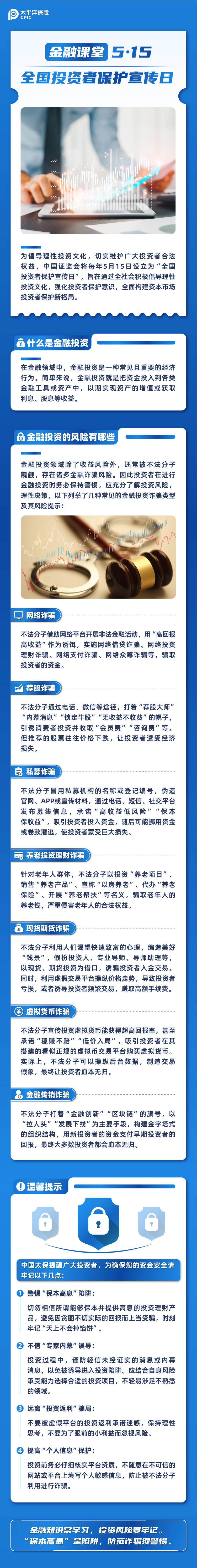 【金融課堂】5.15全國(guó)投資者保護(hù)宣傳日