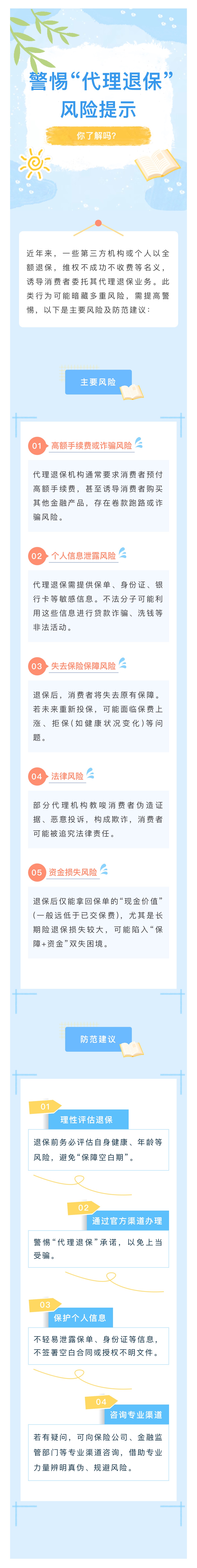 警惕“代理退?！憋L險提示你了解嗎？