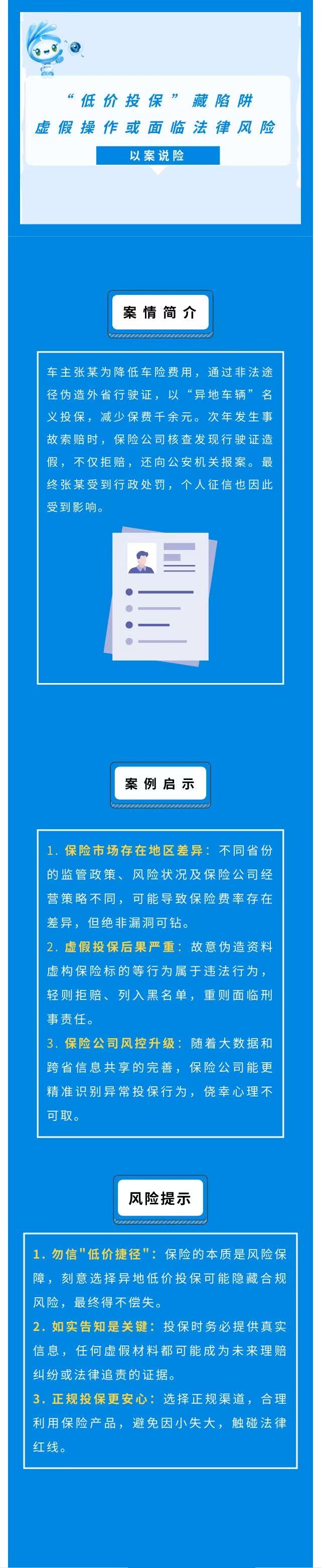 “低價投保”藏陷阱，虛假操作或面臨法律風險