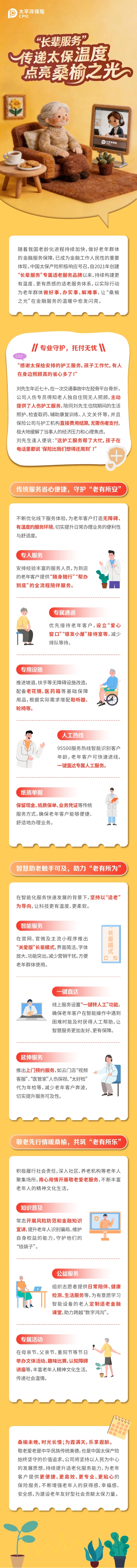 “長輩服務(wù)”傳遞太保溫度，點(diǎn)亮桑榆之光！
